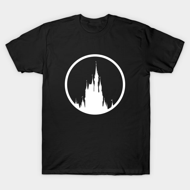 Magic Castle Black and White T-Shirt by FandomTrading